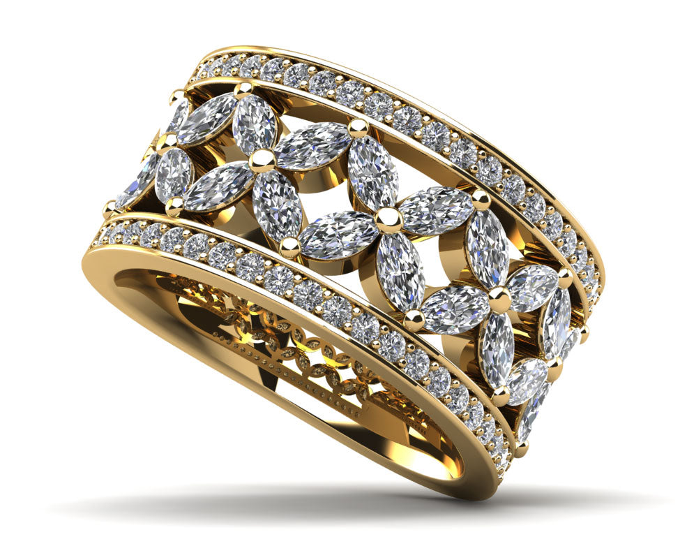 Nova Diamond Ring - Yellow Gold