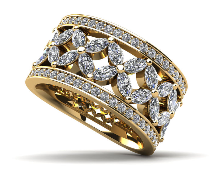 Kai Anniversary Ring - Yellow Gold