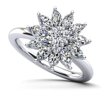 Noor Diamond Ring - White Gold