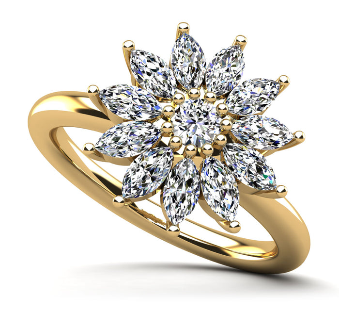 Soleil Anniversary Ring - Yellow Gold