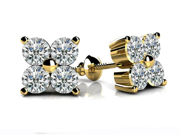 Bexley Studs - Yellow Gold