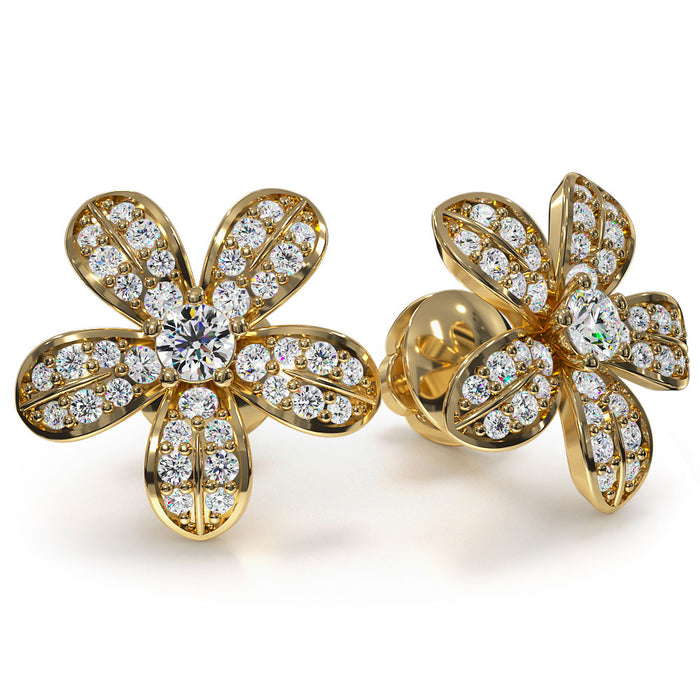 Glo Studs - Yellow Gold