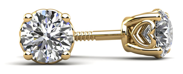 Gio Studs - Yellow Gold