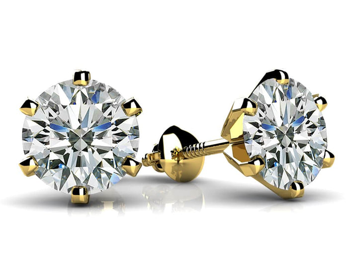 Jem Studs - Yellow Gold