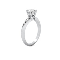 Classic Round Solitaire Diamond Ring - Six Prong