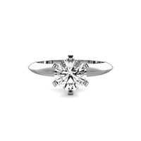 Classic Round Solitaire Diamond Ring - Six Prong