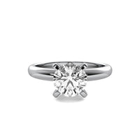 Classic Round Solitaire Diamond Ring - Four Prong