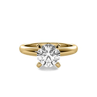 Classic Round Solitaire Diamond Ring - Four Prong
