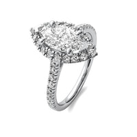 Ava Halo Accent Marquise Diamond Ring