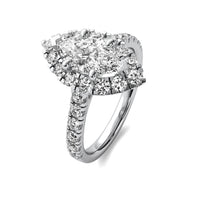 Noelle Halo Accent Marquise Diamond Ring
