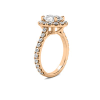 Mia Halo Accent Oval Diamond Ring