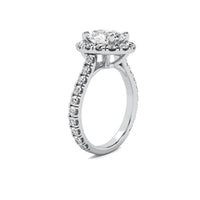 Mia Halo Accent Oval Diamond Ring