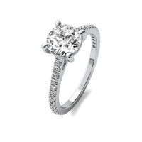 Classic Accent Round Diamond Ring