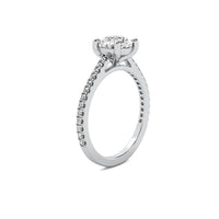 Classic Accent Round Diamond Ring