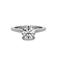 Classic Accent Round Diamond Ring