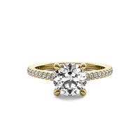 Classic Accent Round Diamond Ring
