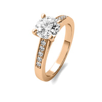 Amara Accent Round Diamond Ring