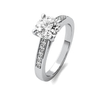 Amara Accent Round Diamond Ring