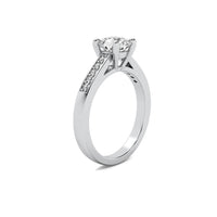 Amara Accent Round Diamond Ring