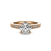 Amara Accent Round Diamond Ring