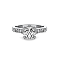 Amara Accent Round Diamond Ring
