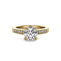 Amara Accent Round Diamond Ring
