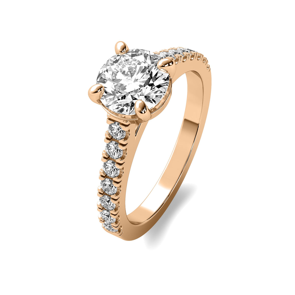 Reina Accent Round Diamond Ring