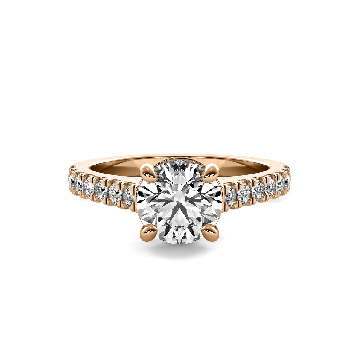 Reina Accent Round Diamond Ring