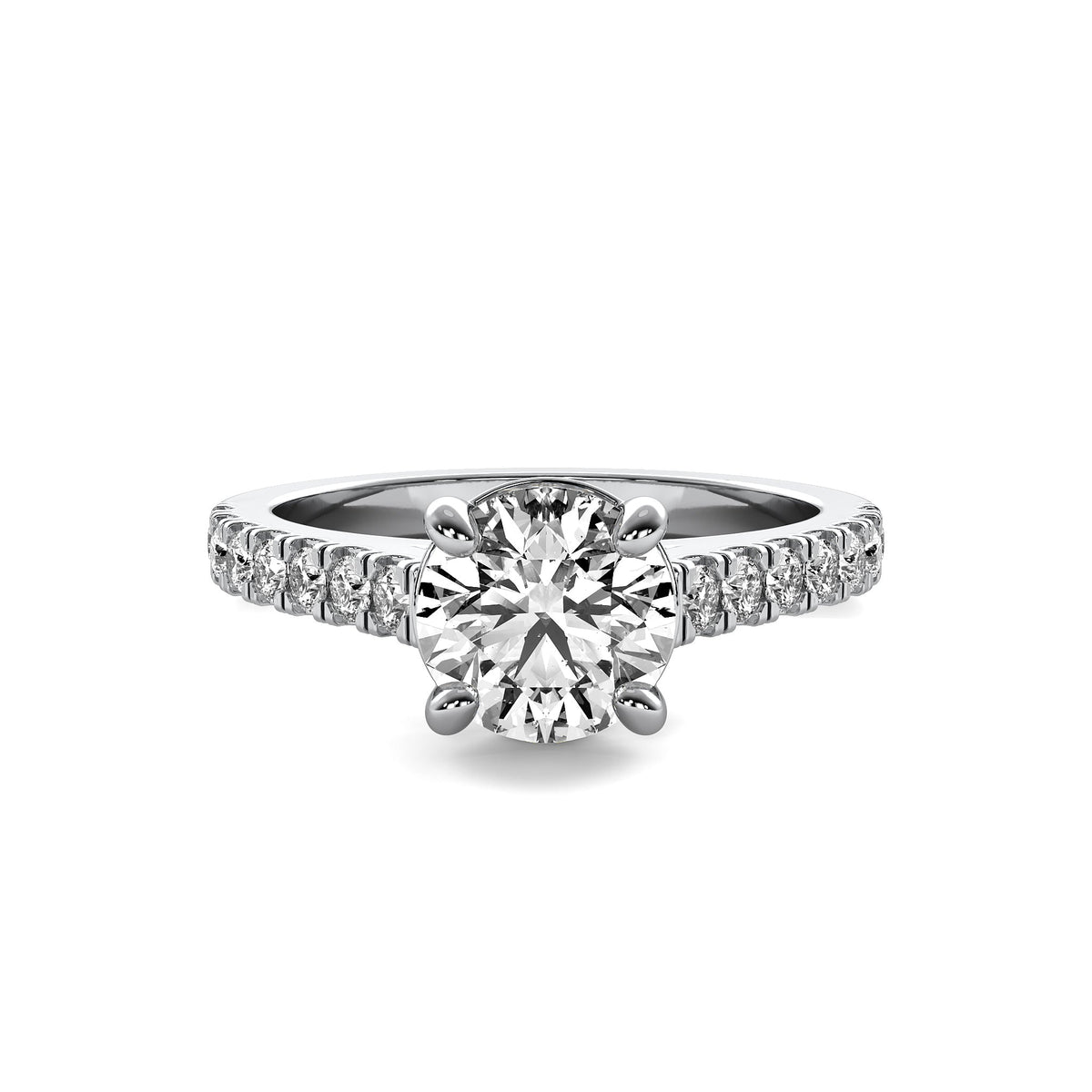 Reina Accent Round Diamond Ring