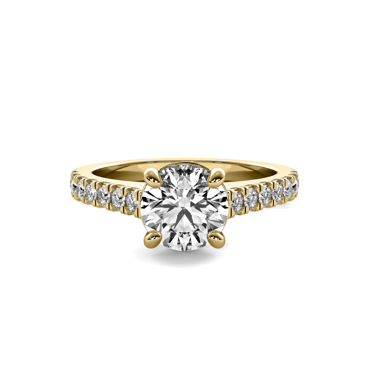 Reina Accent Round Diamond Ring