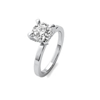 Mireille Round Solitaire with Hidden Halo