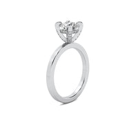 Mireille Round Solitaire with Hidden Halo