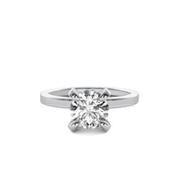 Mireille Round Solitaire with Hidden Halo