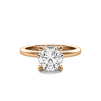 Odette Round Solitaire with Hidden Halo