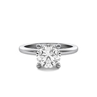 Odette Round Solitaire with Hidden Halo