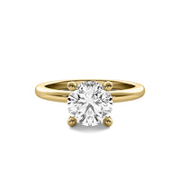 Odette Round Solitaire with Hidden Halo
