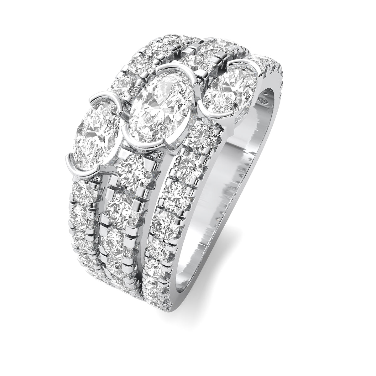 Trio Oval Ring
