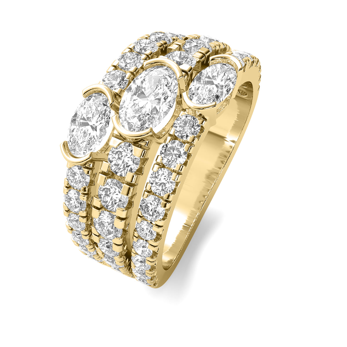 Trio Oval Ring