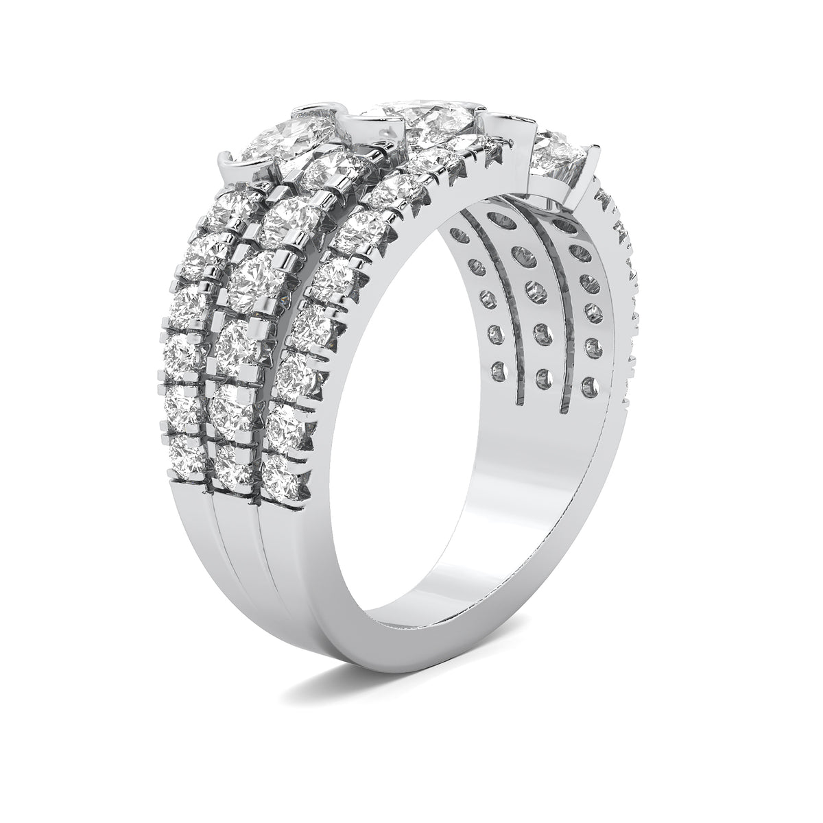 Trio Oval Ring