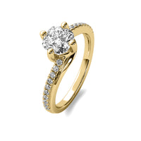 Isla Accent Cushion Diamond Ring