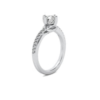 Isla Accent Cushion Diamond Ring