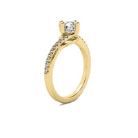 Isla Accent Cushion Diamond Ring