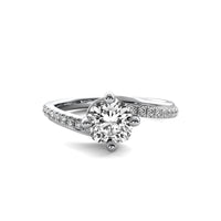 Isla Accent Cushion Diamond Ring