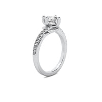 Isla Accent Oval Diamond Ring