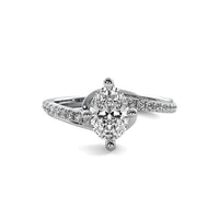Isla Accent Oval Diamond Ring