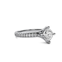 Juliet Accent Cushion Diamond Ring