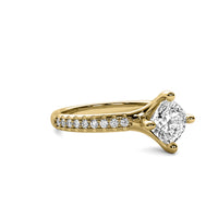 Juliet Accent Cushion Diamond Ring