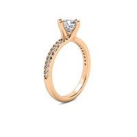 Juliet Accent Cushion Diamond Ring