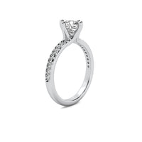 Juliet Accent Cushion Diamond Ring