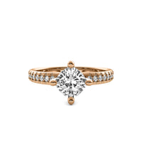 Juliet Accent Cushion Diamond Ring
